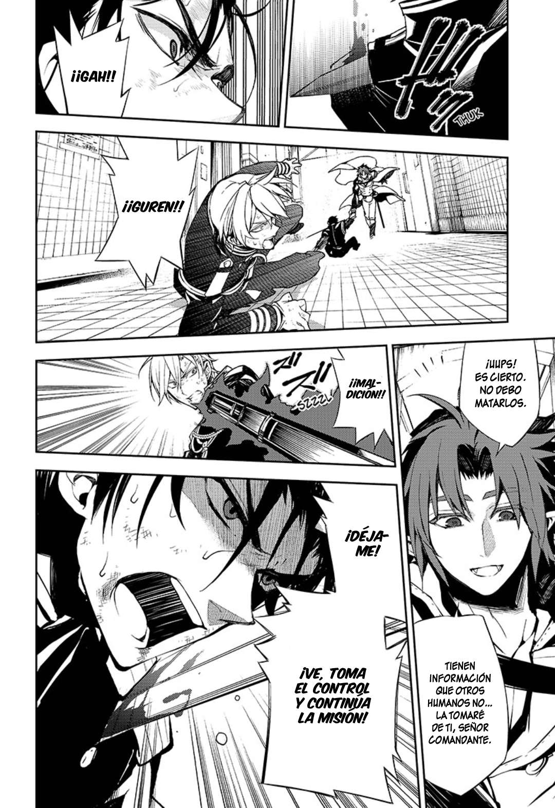 Owari no Seraph Capitulo 32: Crowley toma el control página 30