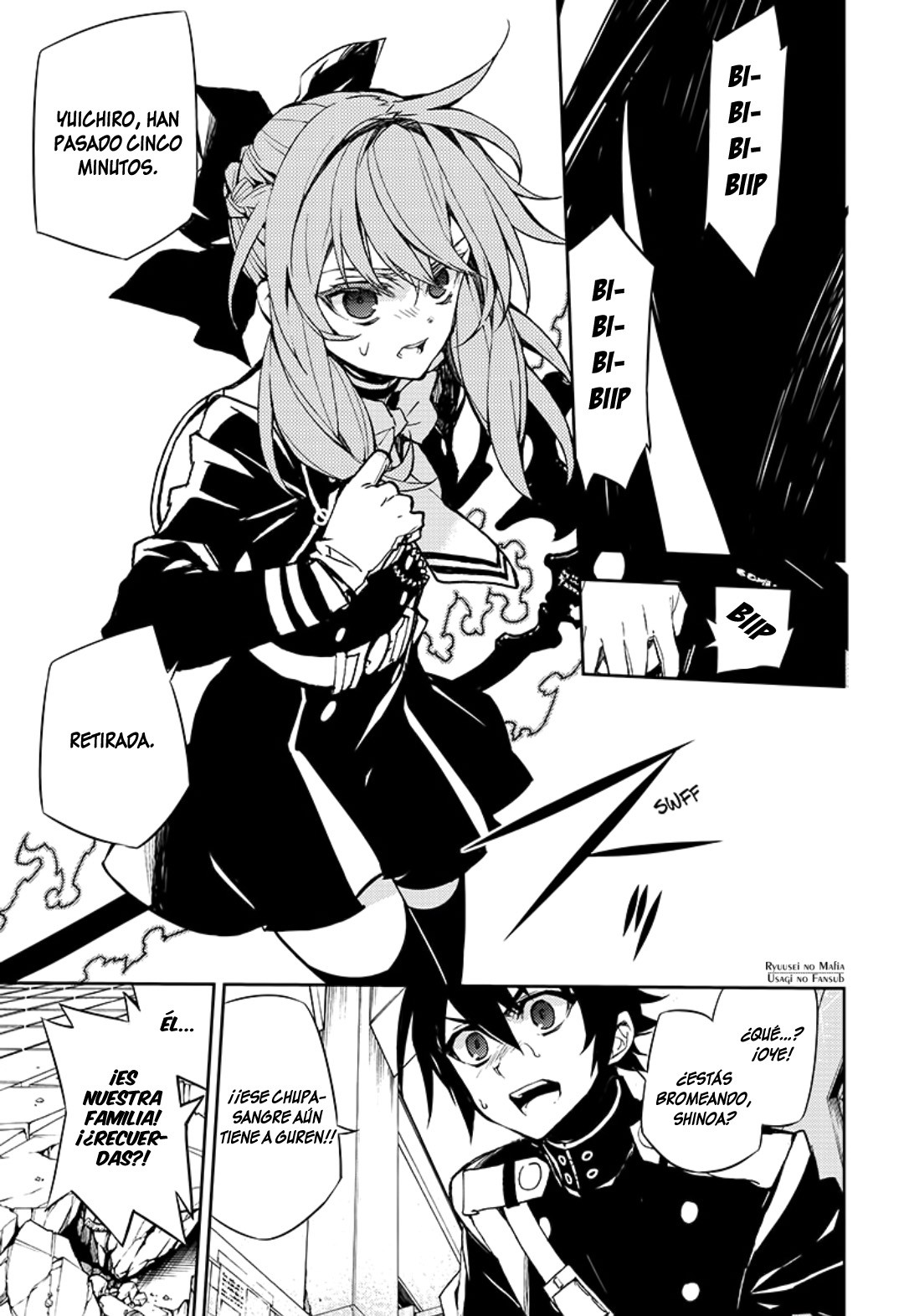 Owari no Seraph Capitulo 33: Canción de cuna del demonio página 16