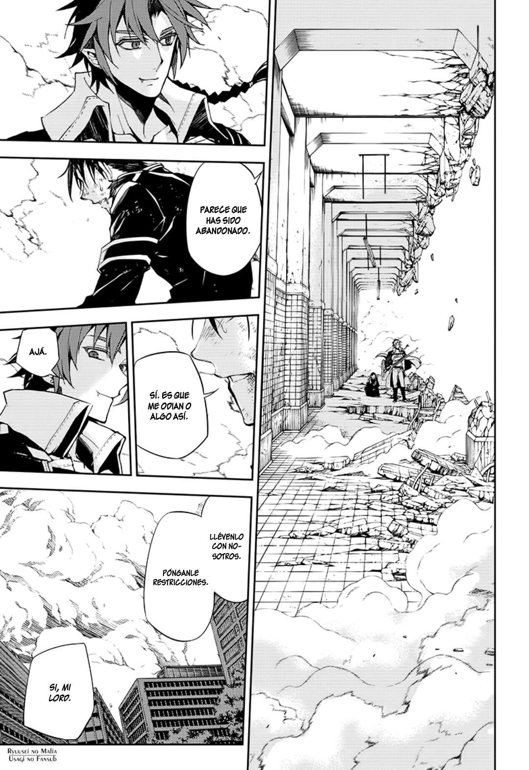 Owari no Seraph Capitulo 33: Canción de cuna del demonio página 22