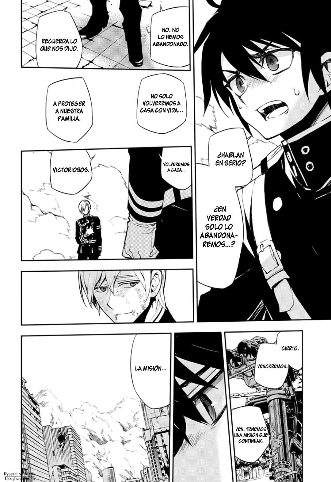 Owari no Seraph Capitulo 33: Canción de cuna del demonio página 25