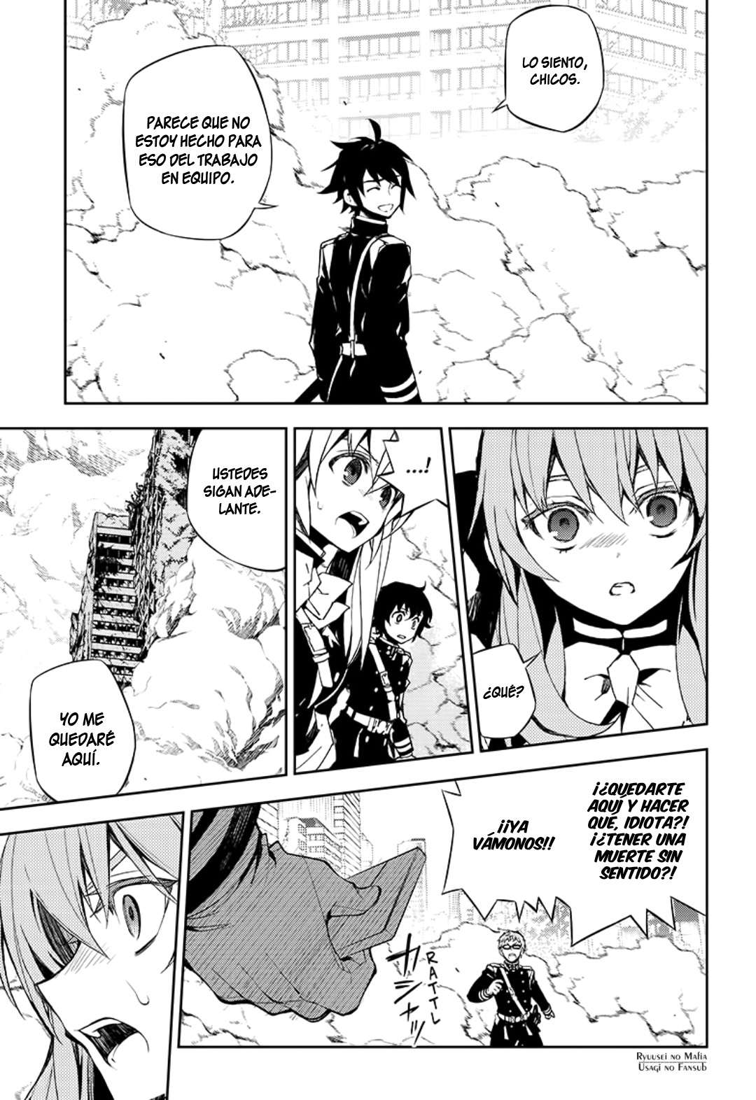 Owari no Seraph Capitulo 33: Canción de cuna del demonio página 40