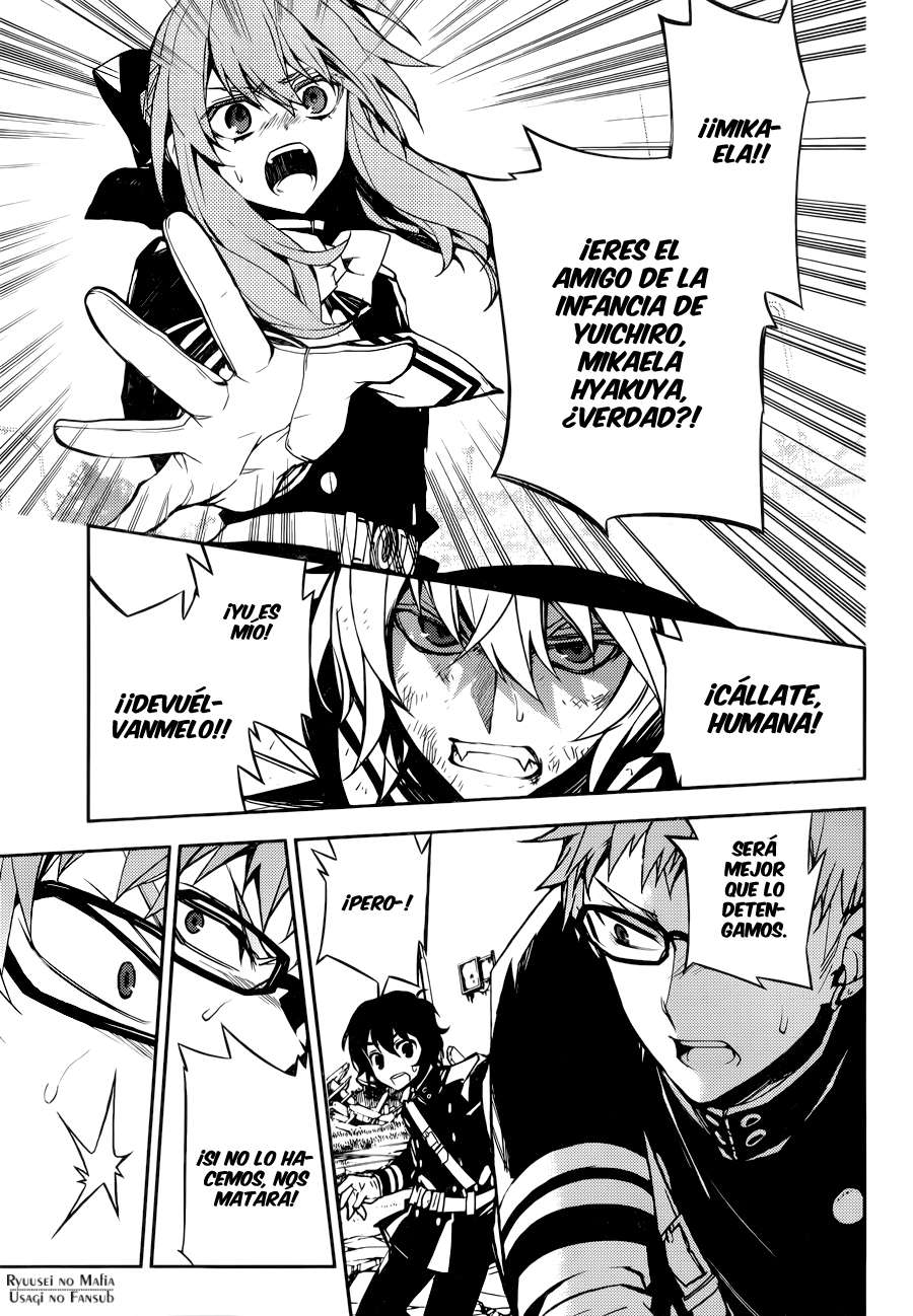 Owari no Seraph Capitulo 35: Aliados Traidores página 22