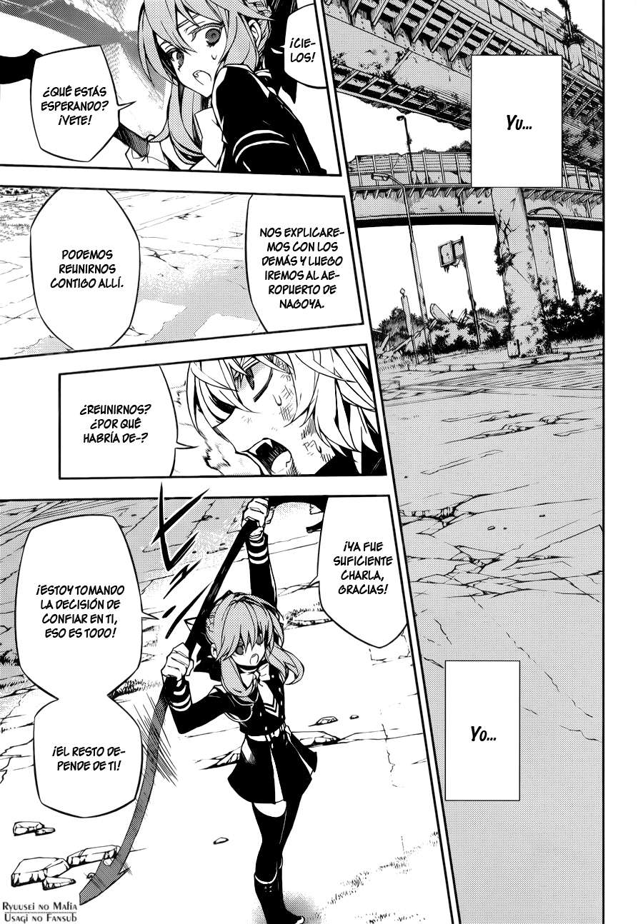 Owari no Seraph Capitulo 35: Aliados Traidores página 37