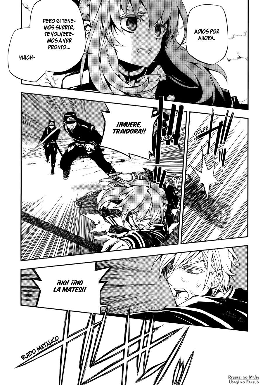 Owari no Seraph Capitulo 35: Aliados Traidores página 39