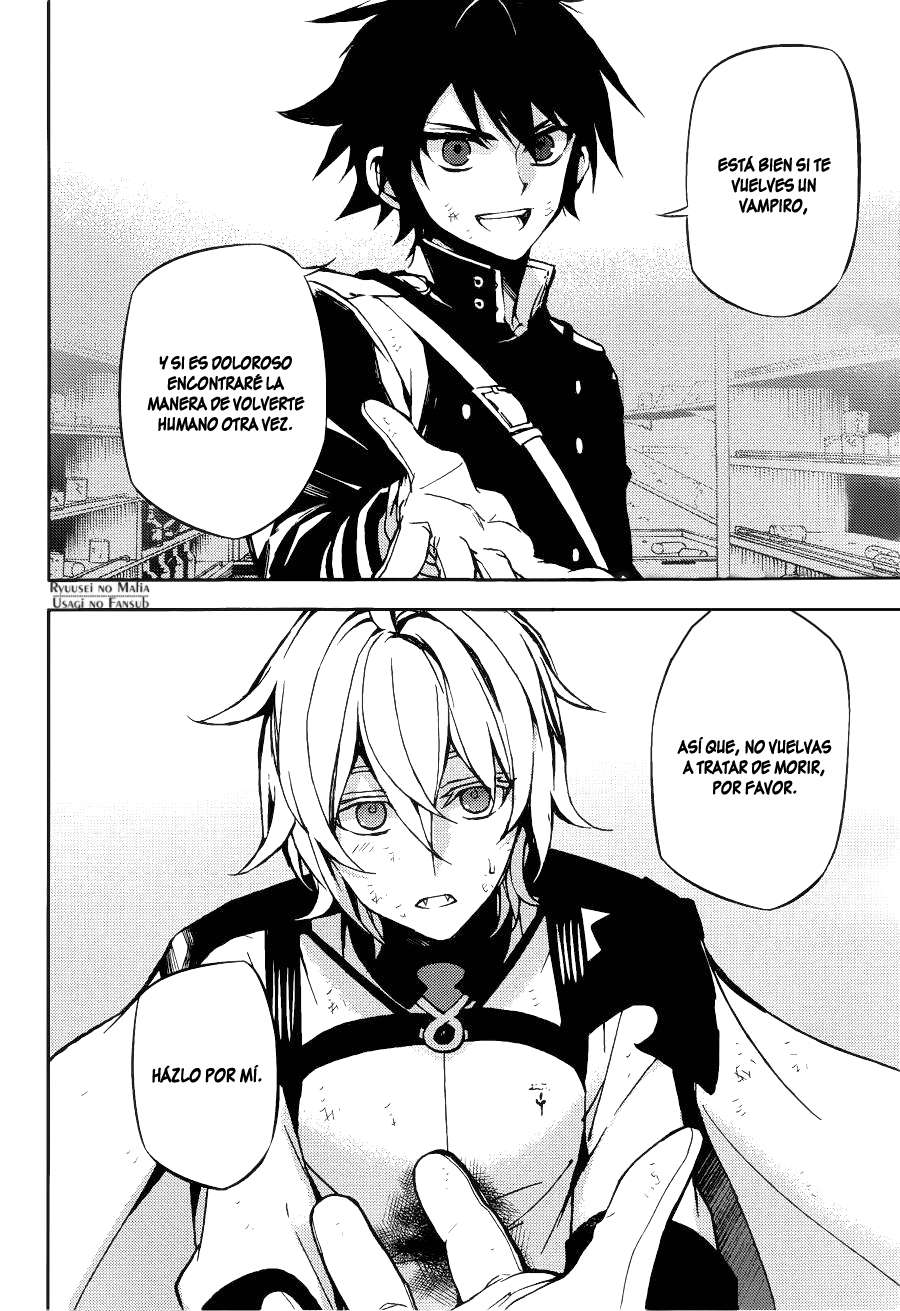 Owari no Seraph Capitulo 37: Familia y Monstruo página 11