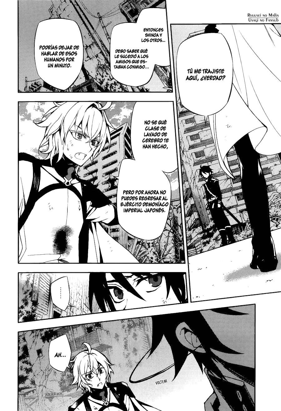 Owari no Seraph Capitulo 37: Familia y Monstruo página 17
