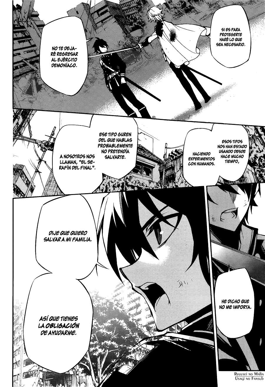 Owari no Seraph Capitulo 37: Familia y Monstruo página 19