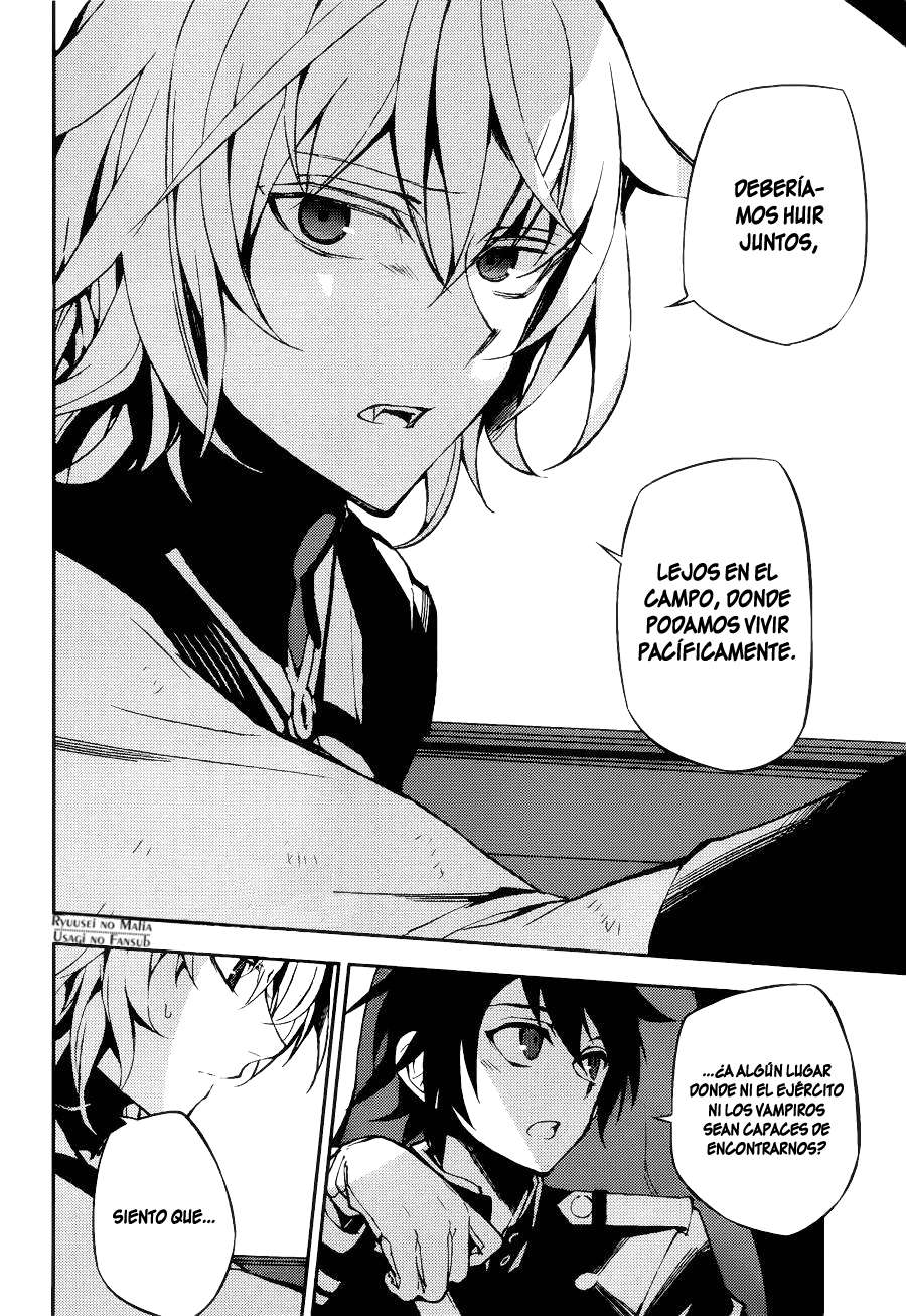 Owari no Seraph Capitulo 37: Familia y Monstruo página 39