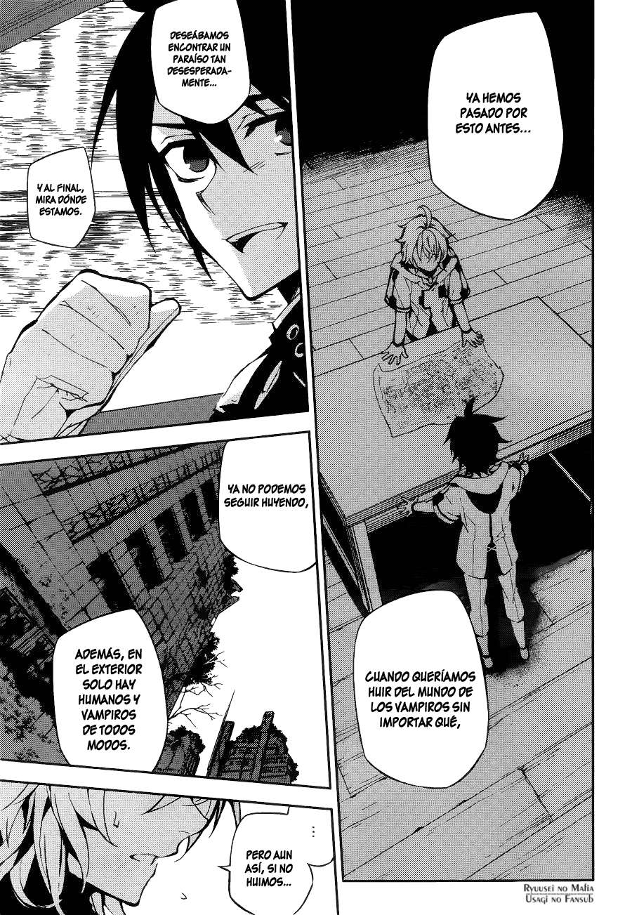 Owari no Seraph Capitulo 37: Familia y Monstruo página 40