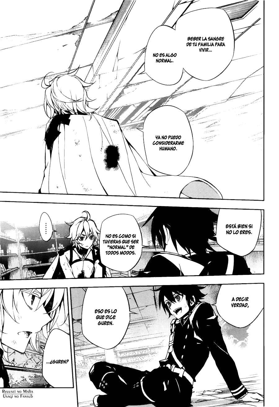 Owari no Seraph Capitulo 37: Familia y Monstruo página 8