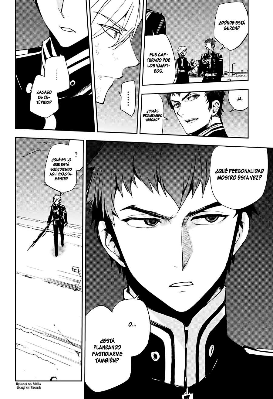 Owari no Seraph Capitulo 39: El inicio del plan página 27