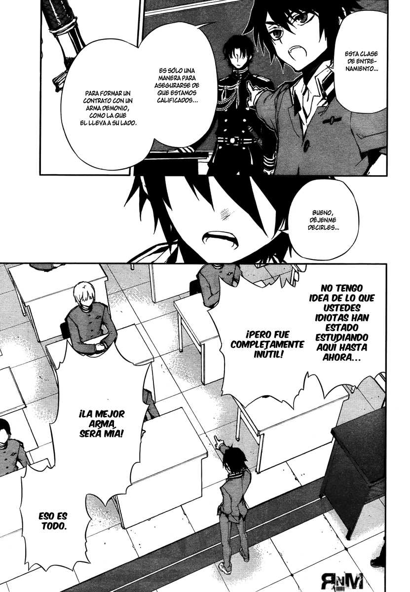 Owari no Seraph Capitulo 4: Enemigos Declarados página 15