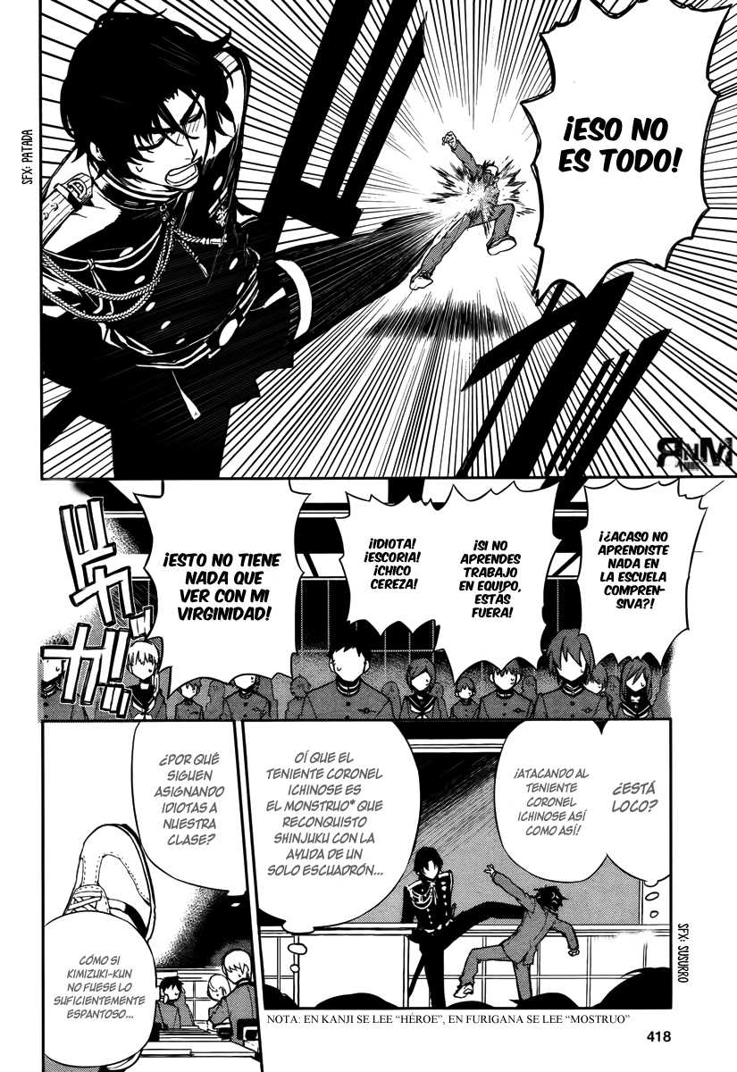 Owari no Seraph Capitulo 4: Enemigos Declarados página 16