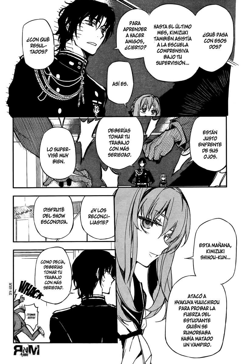Owari no Seraph Capitulo 4: Enemigos Declarados página 20