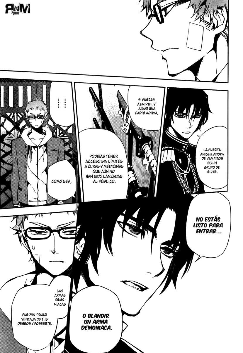 Owari no Seraph Capitulo 4: Enemigos Declarados página 27