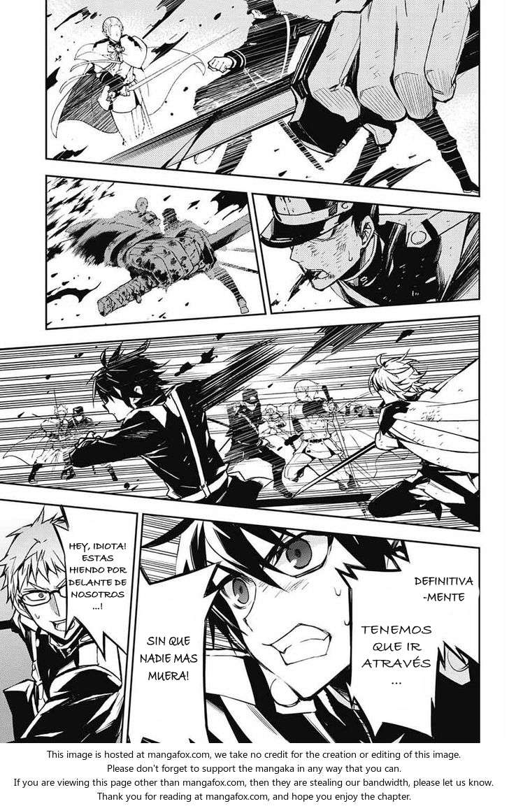 Owari no Seraph Capitulo 40: Trompeta de la Desruccion página 14