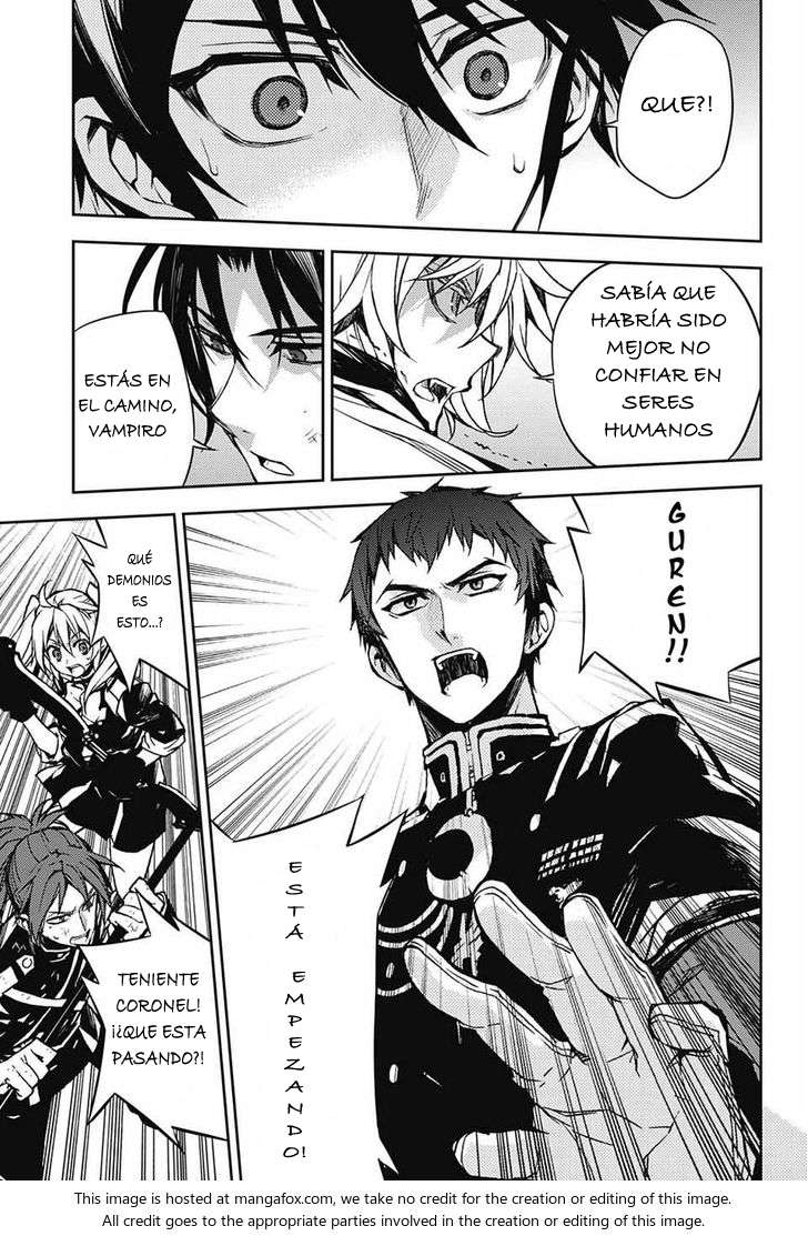 Owari no Seraph Capitulo 40: Trompeta de la Desruccion página 18