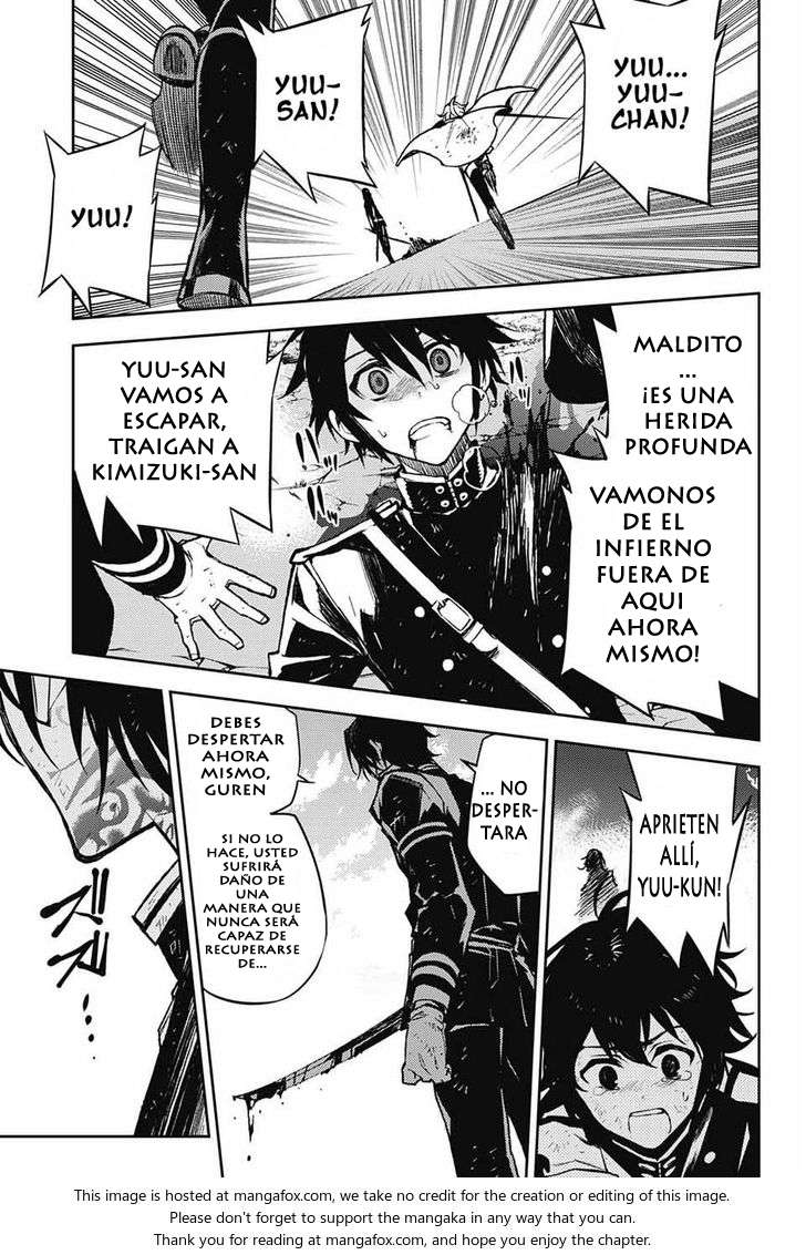 Owari no Seraph Capitulo 40: Trompeta de la Desruccion página 34