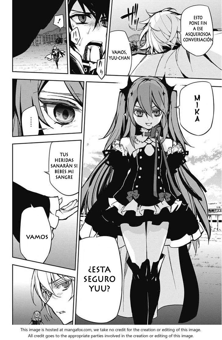 Owari no Seraph Capitulo 40: Trompeta de la Desruccion página 37