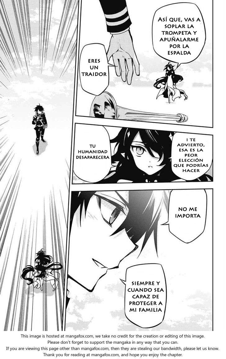 Owari no Seraph Capitulo 40: Trompeta de la Desruccion página 40