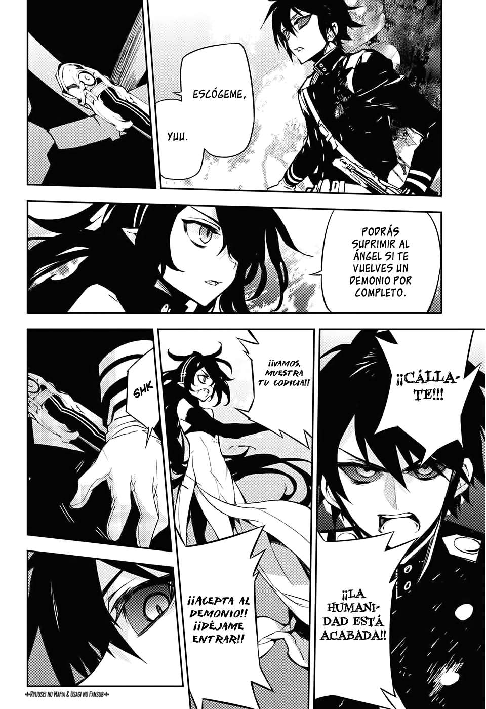 Owari no Seraph Capitulo 41: Un amor codicioso página 16