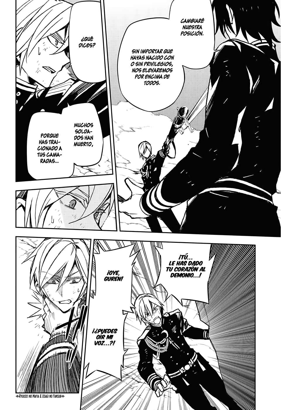 Owari no Seraph Capitulo 41: Un amor codicioso página 22