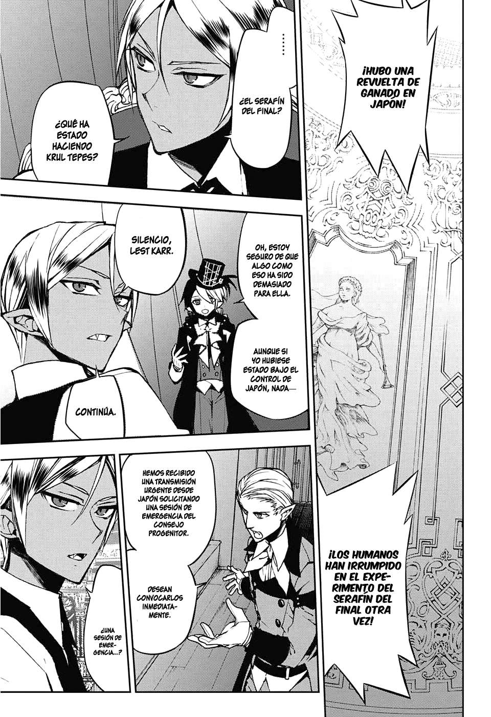 Owari no Seraph Capitulo 42: El final de Sanguinem página 8
