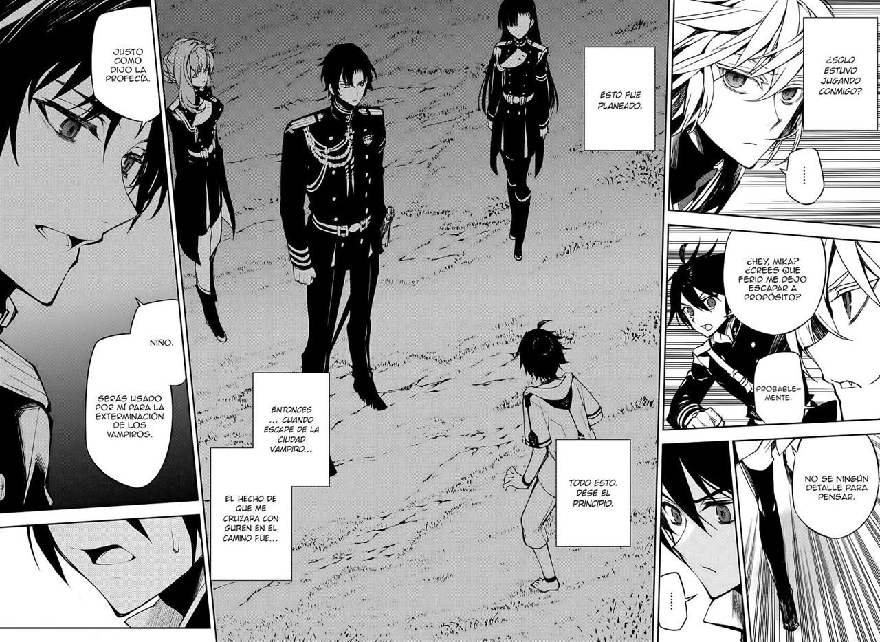 Owari no Seraph Capitulo 44: Un Paseo A Través de la Orilla de la Muerte página 32