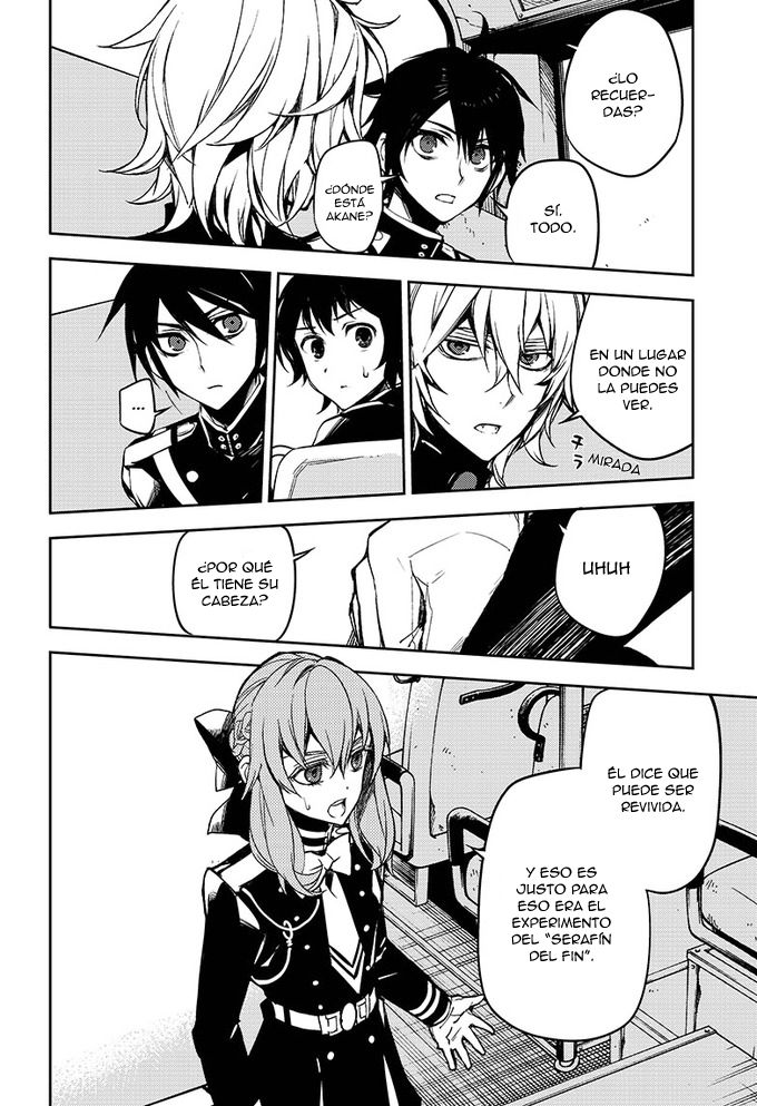 Owari no Seraph Capitulo 47: El Precio de la Oracion página 28