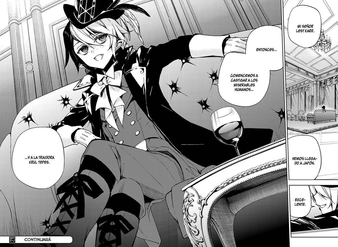 Owari no Seraph Capitulo 48: El mecanismo de un angel página 35