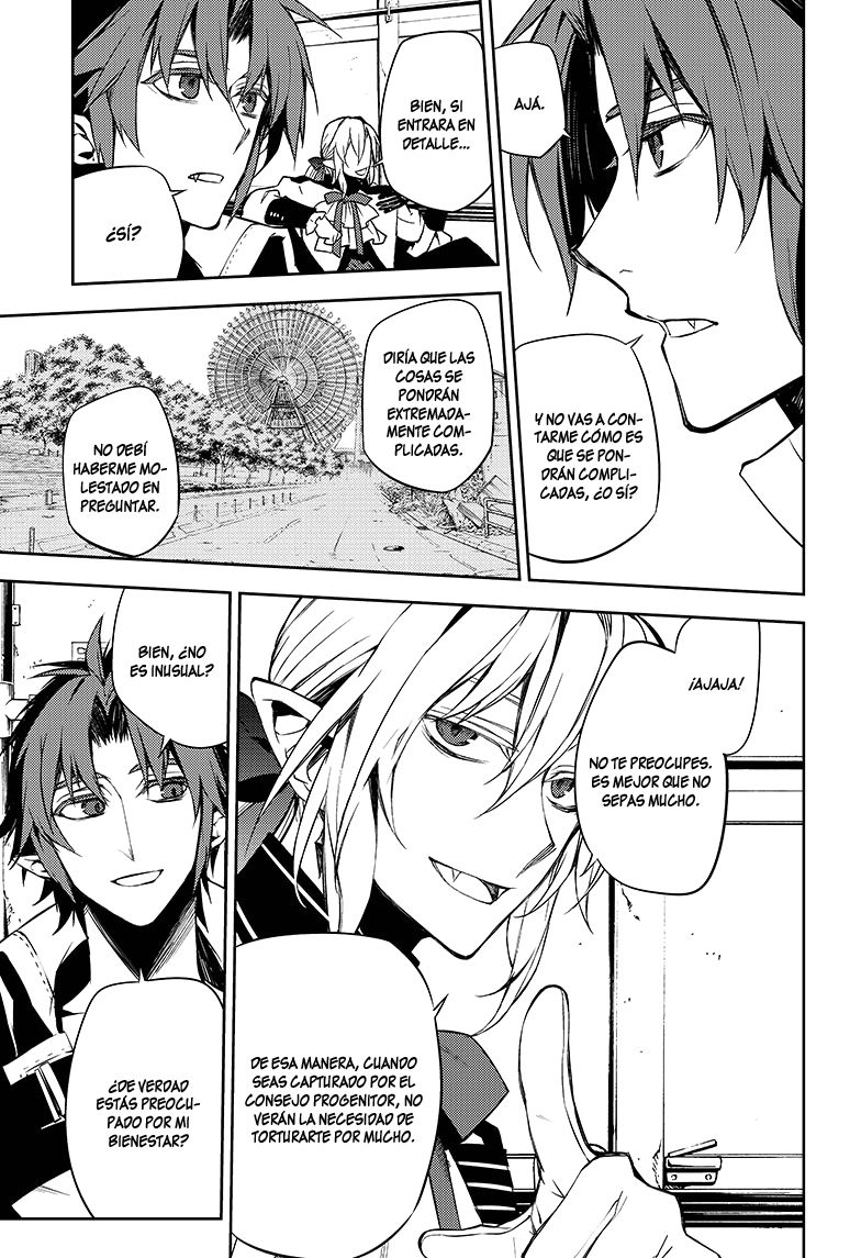 Owari no Seraph Capitulo 49: Recuerdos de un progenitor página 28