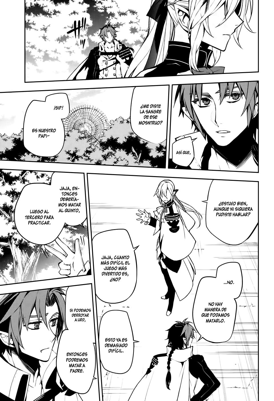 Owari no Seraph Capitulo 50: Sangre de Hermanos página 34