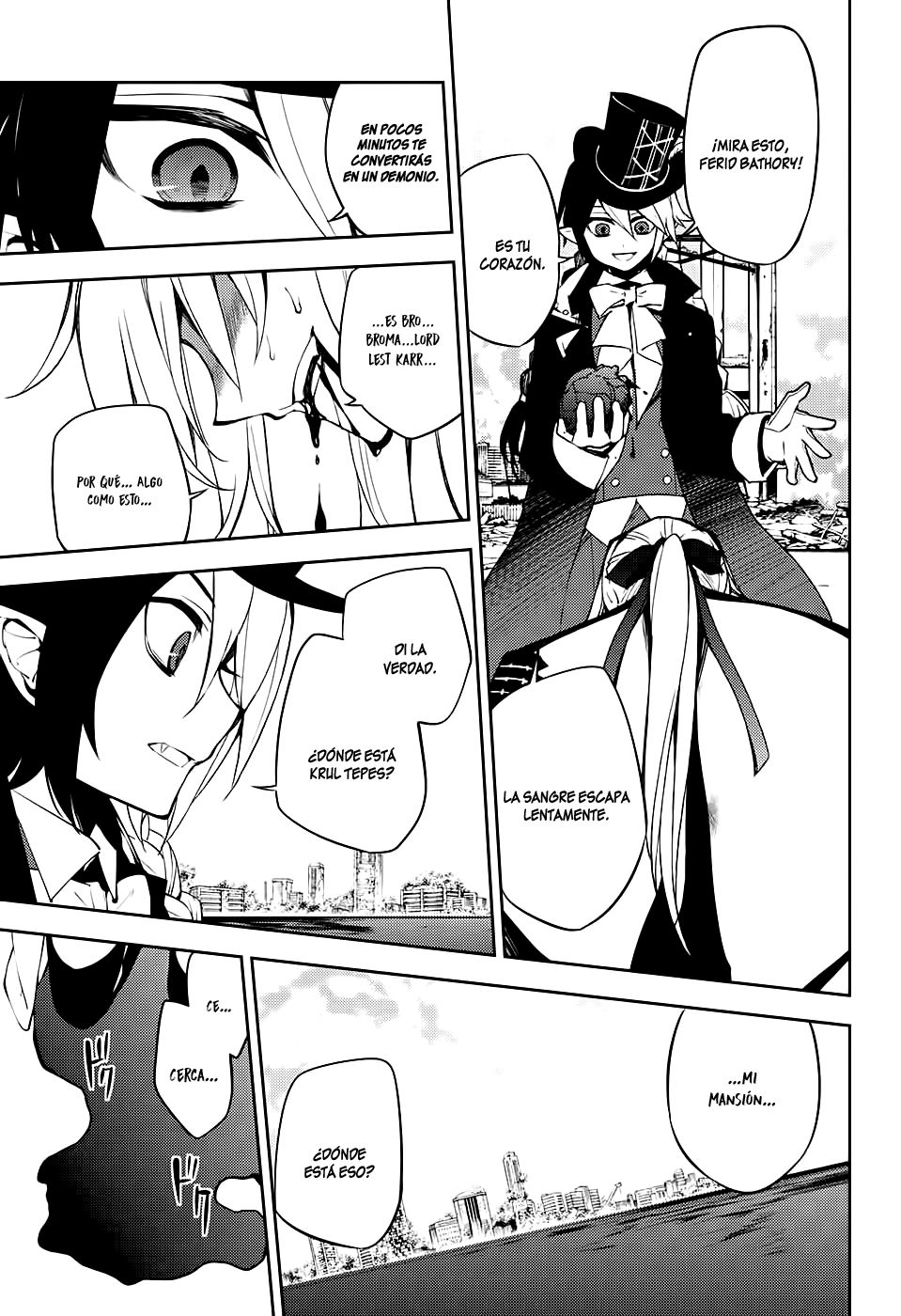 Owari no Seraph Capitulo 50: Sangre de Hermanos página 8