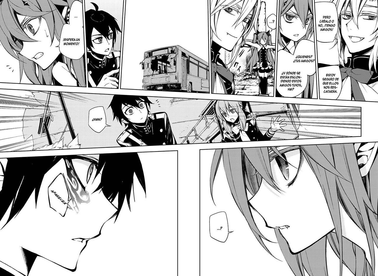 Owari no Seraph Capitulo 51: Crucificando al inmortal página 28