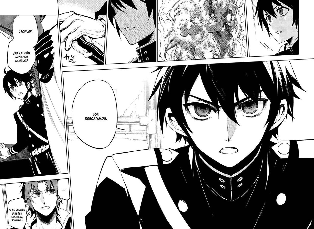 Owari no Seraph Capitulo 51: Crucificando al inmortal página 37