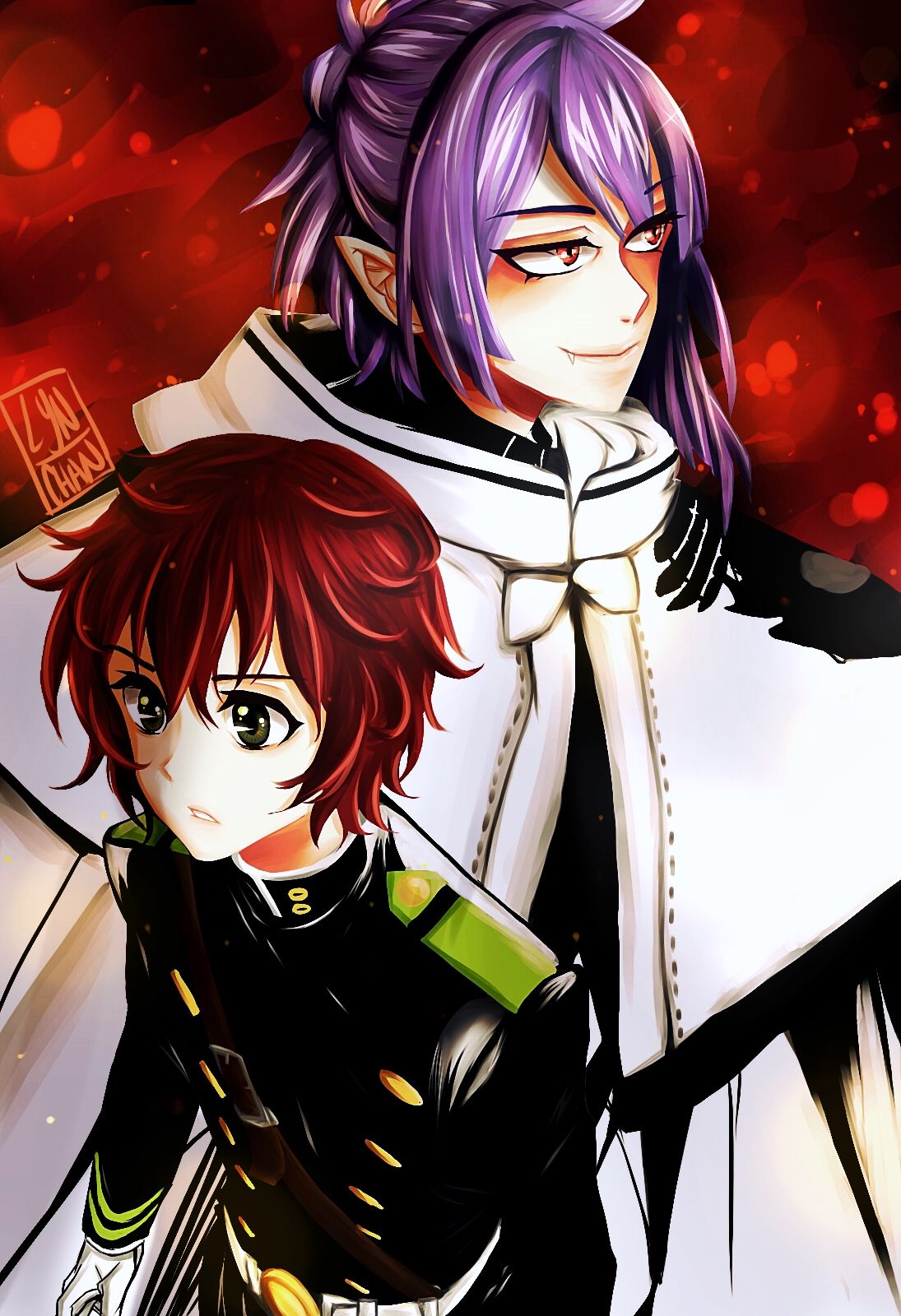 Owari no Seraph Capitulo 51: Crucificando al inmortal página 45