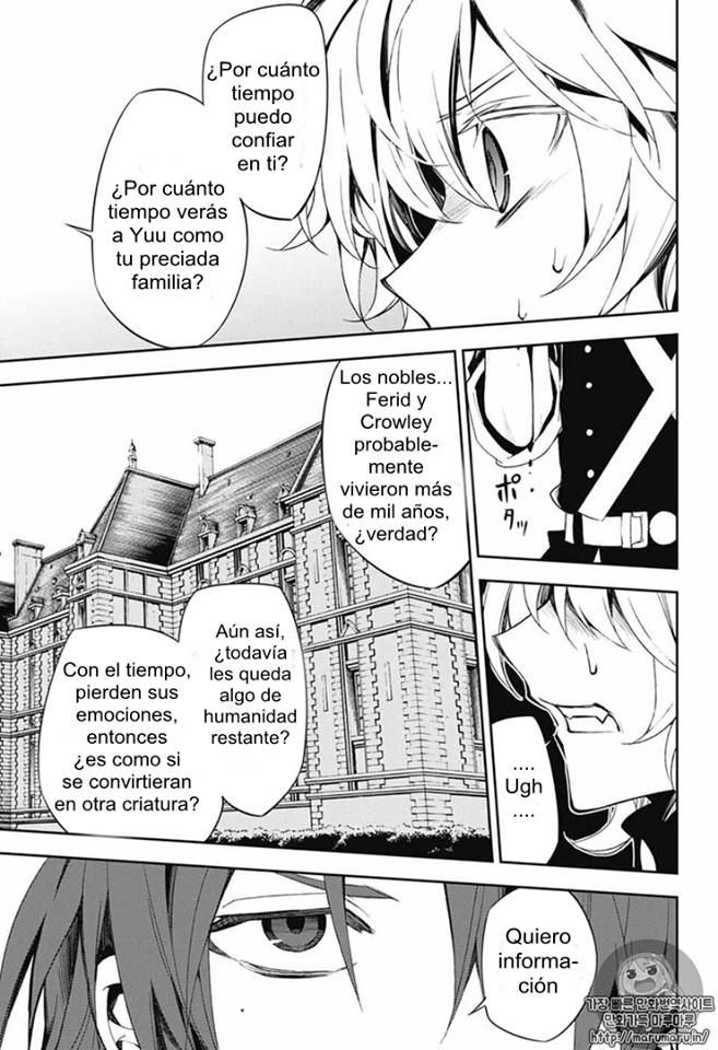 Owari no Seraph Capitulo 53: El secreto del santo caballero página 11