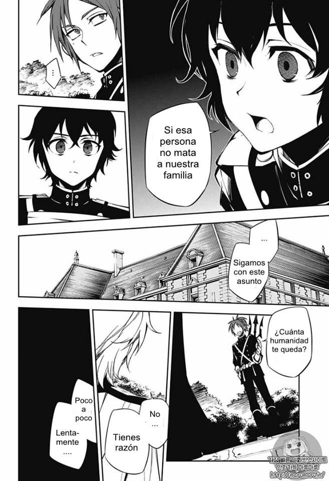 Owari no Seraph Capitulo 53: El secreto del santo caballero página 14