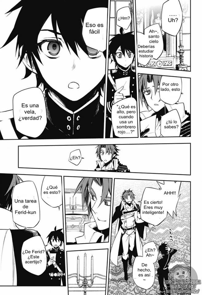 Owari no Seraph Capitulo 53: El secreto del santo caballero página 27