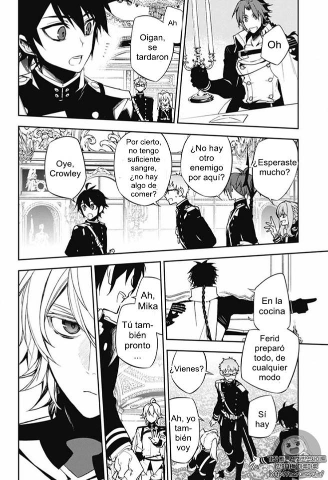 Owari no Seraph Capitulo 53: El secreto del santo caballero página 28