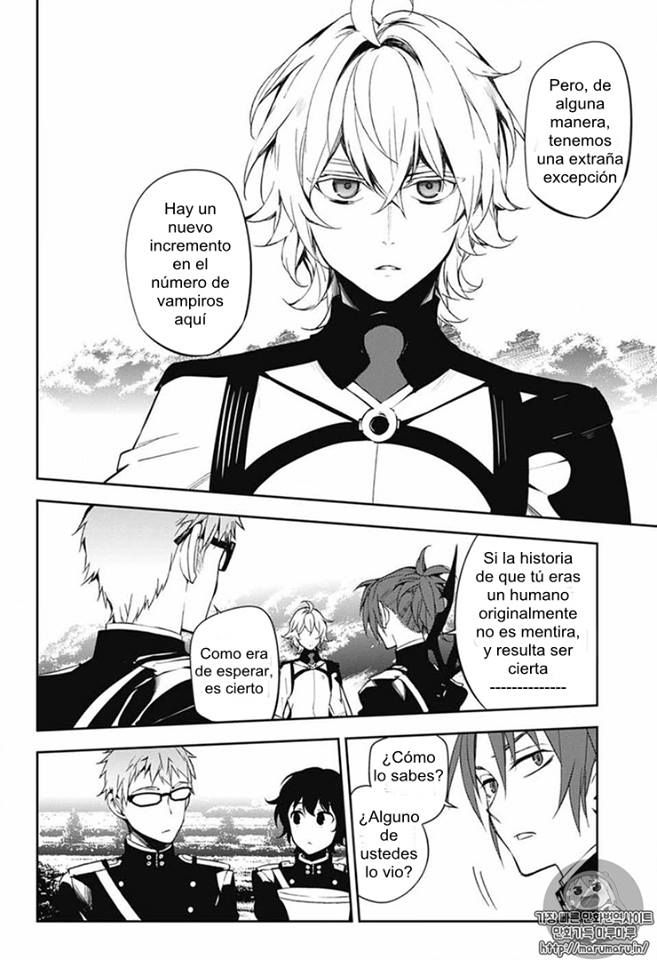 Owari no Seraph Capitulo 53: El secreto del santo caballero página 8