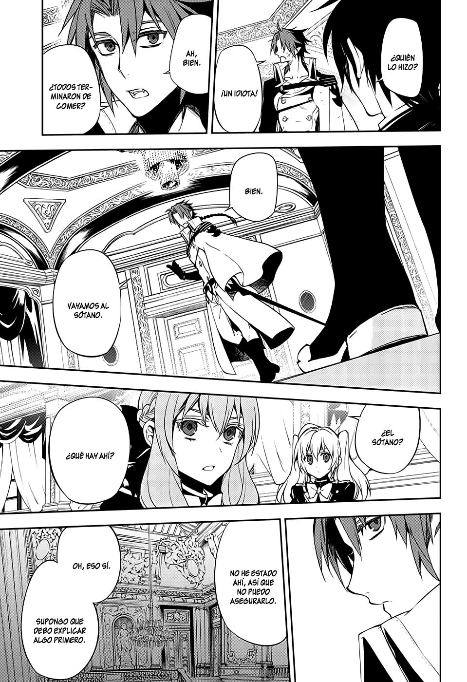 Owari no Seraph Capitulo 55: Ataudes de Obsesión página 21