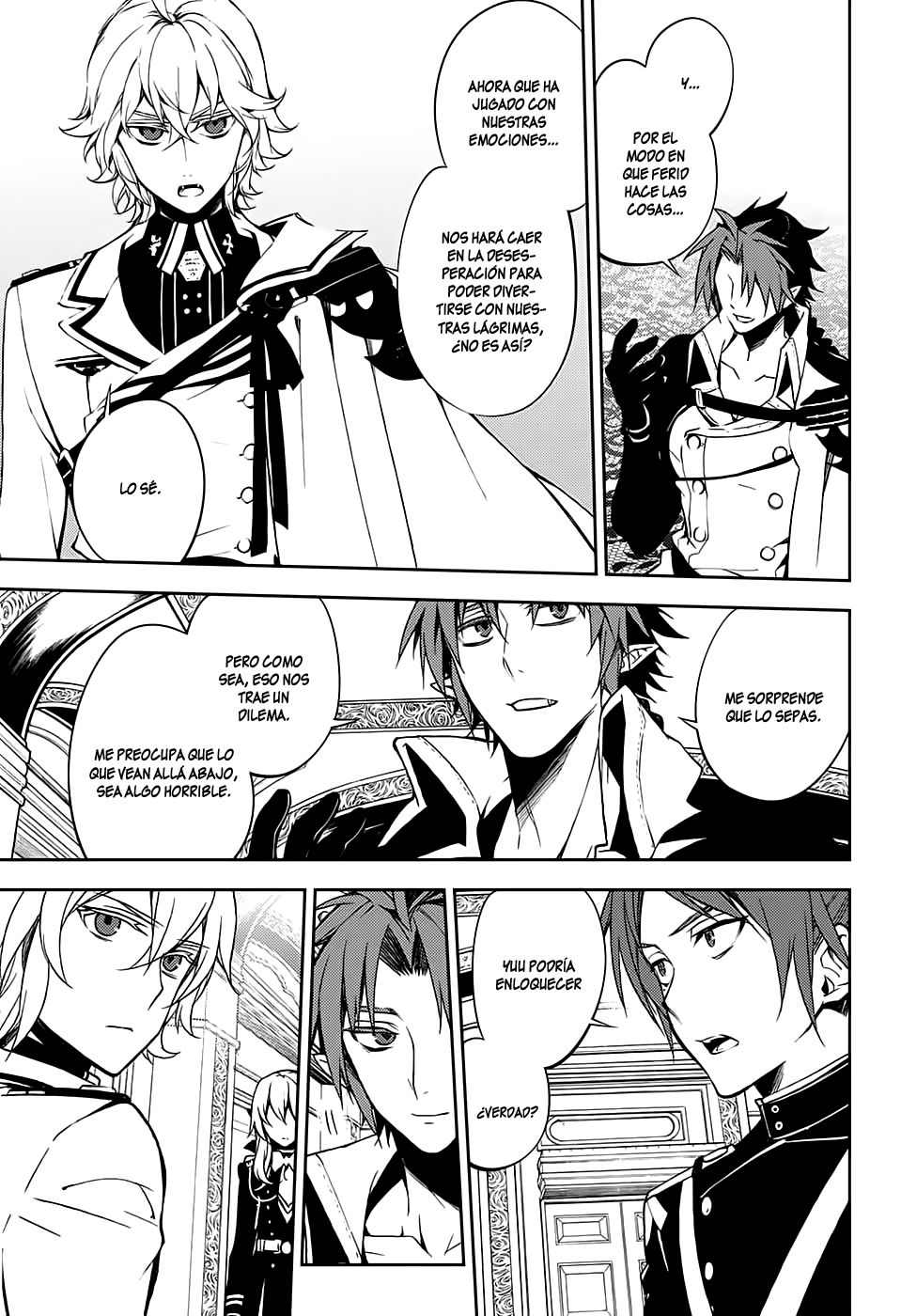 Owari no Seraph Capitulo 55: Ataudes de Obsesión página 23