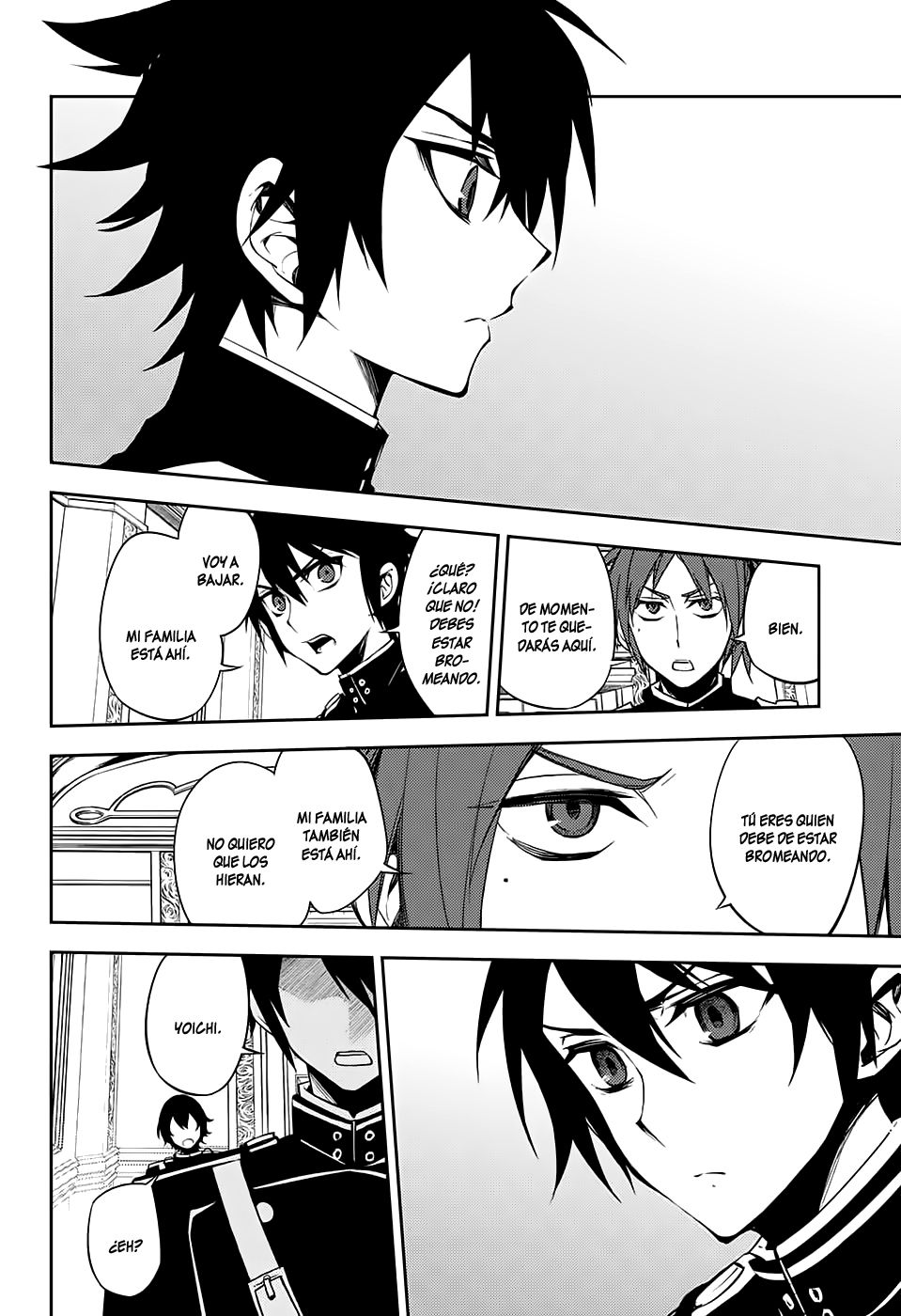 Owari no Seraph Capitulo 55: Ataudes de Obsesión página 24