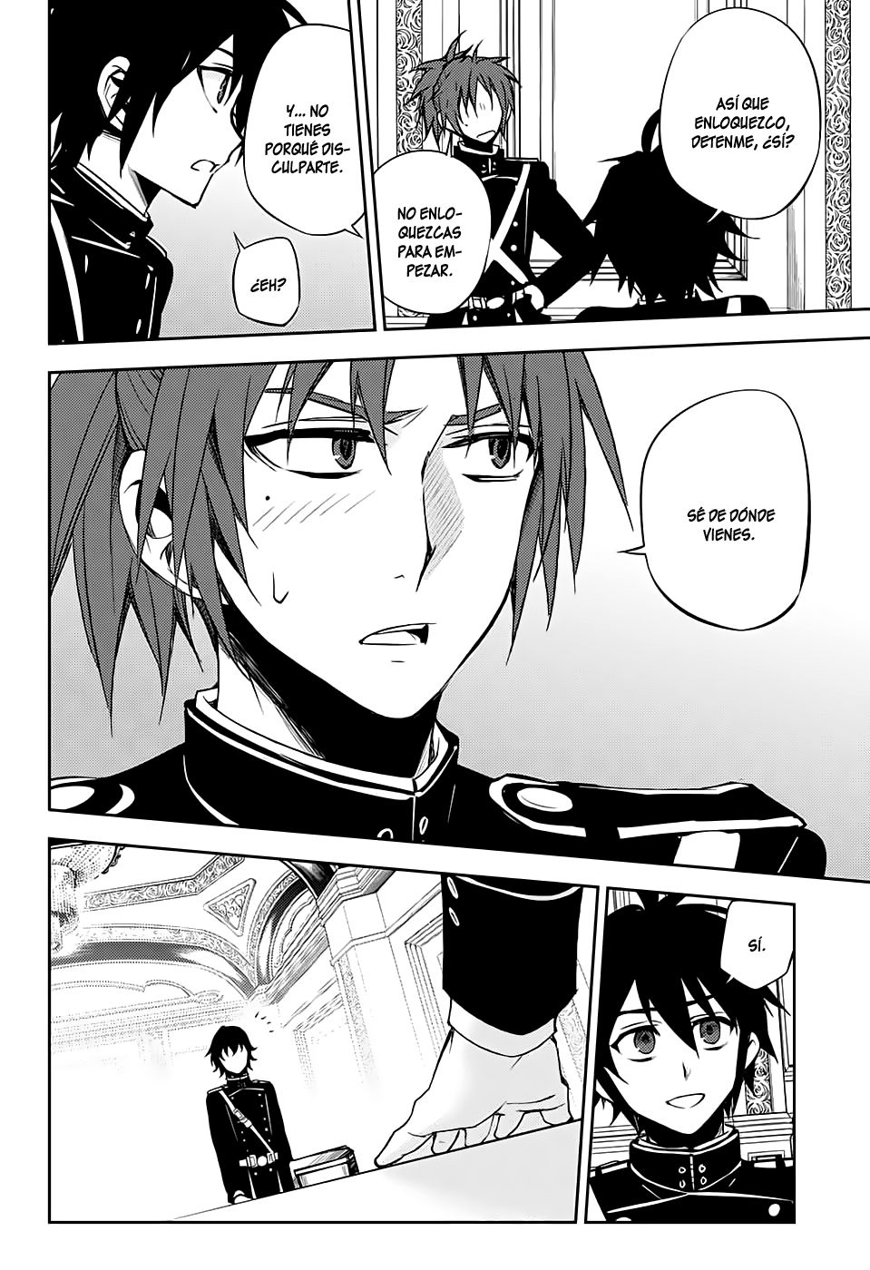 Owari no Seraph Capitulo 55: Ataudes de Obsesión página 28