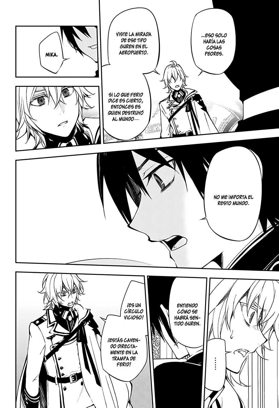 Owari no Seraph Capitulo 55: Ataudes de Obsesión página 33