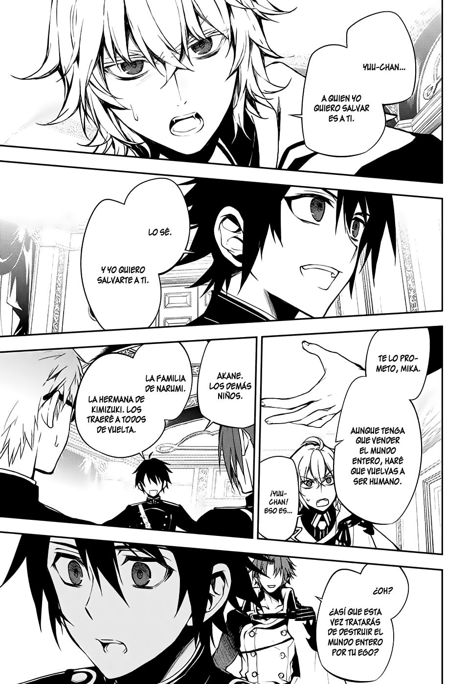 Owari no Seraph Capitulo 55: Ataudes de Obsesión página 34