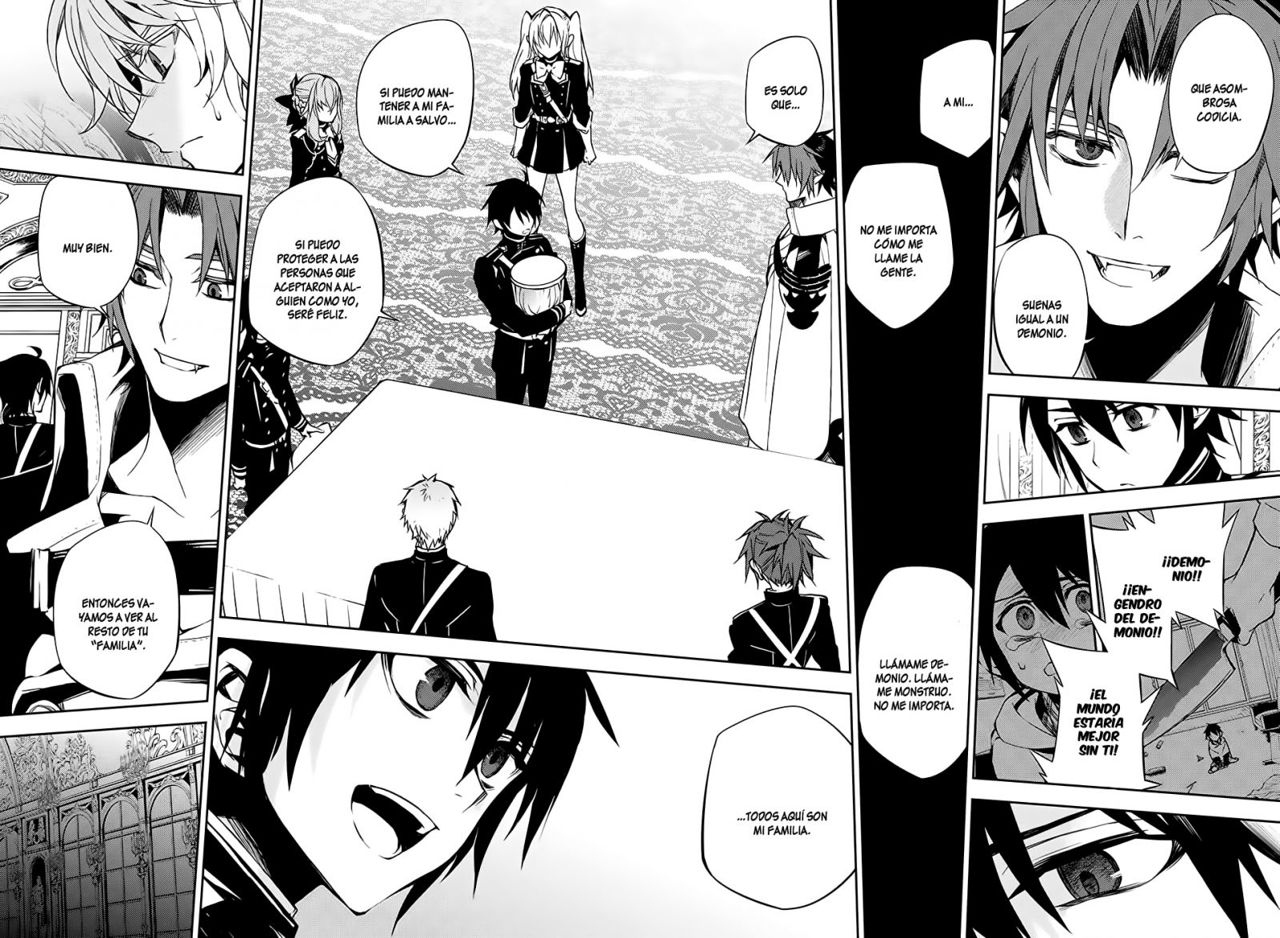 Owari no Seraph Capitulo 55: Ataudes de Obsesión página 35