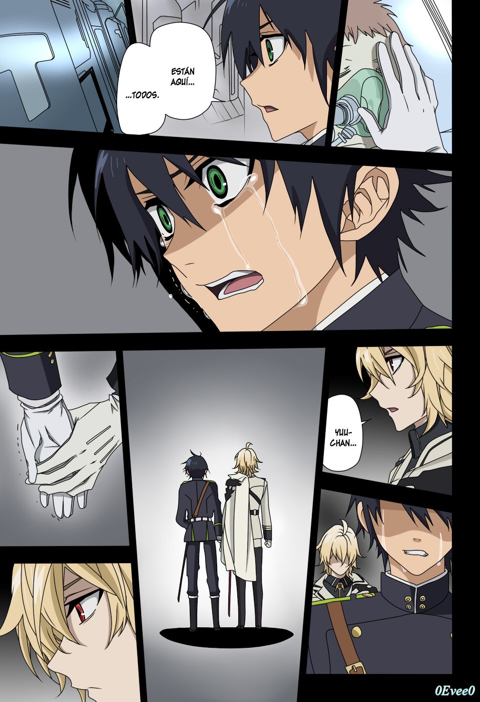 Owari no Seraph Capitulo 55: Ataudes de Obsesión página 37