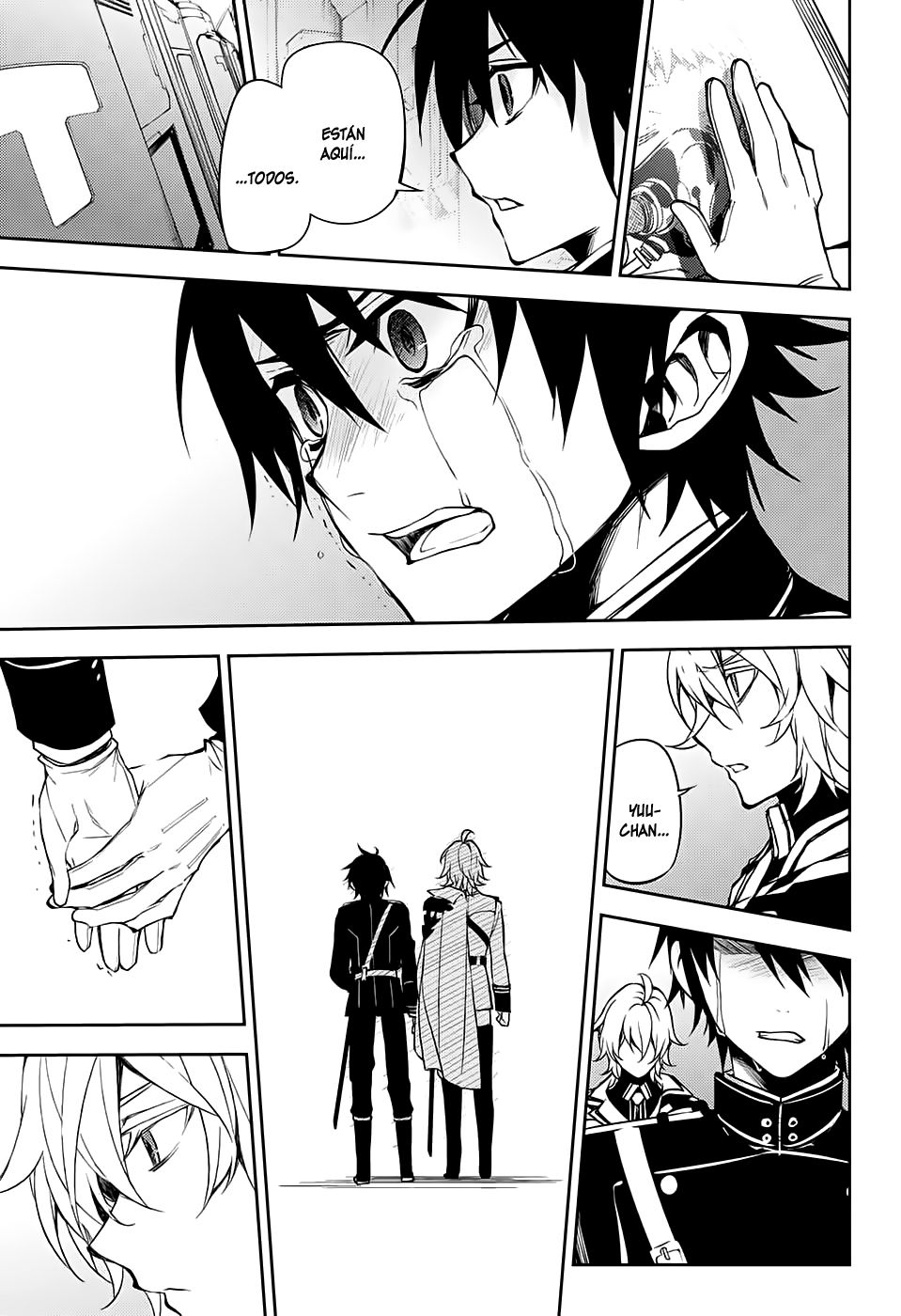 Owari no Seraph Capitulo 55: Ataudes de Obsesión página 38